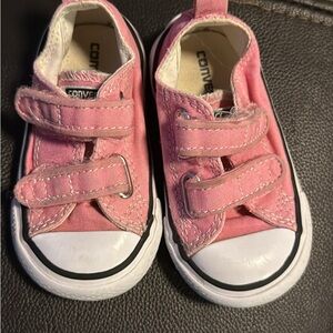 Converse Kids Velcro Pink Sneakers